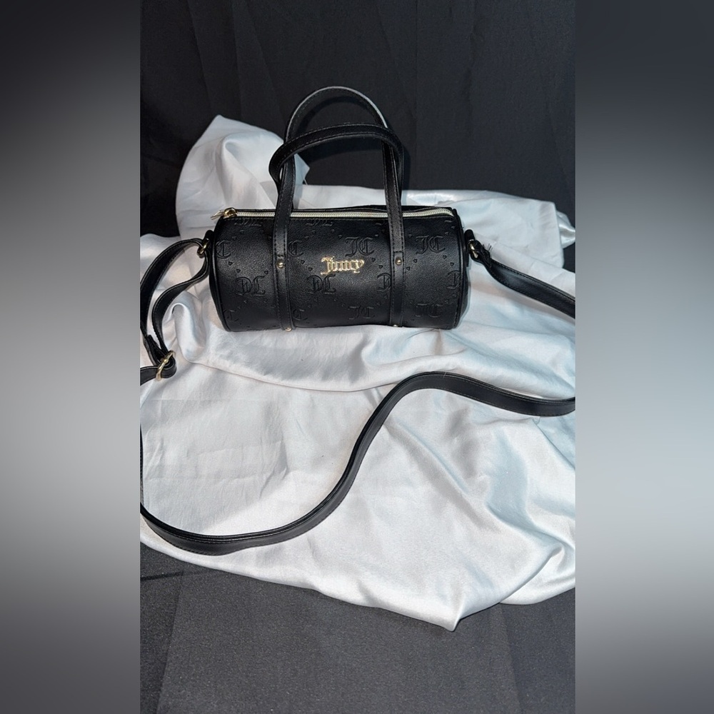 Juicy Couture Black Crossbody Barrel Bag